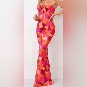 Stretch multicolored sundress